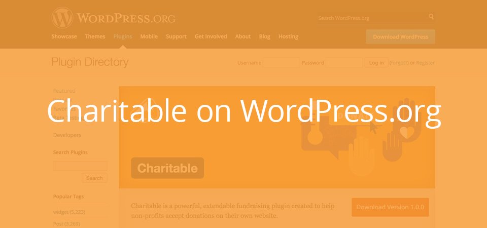Charitable WordPress plugin page