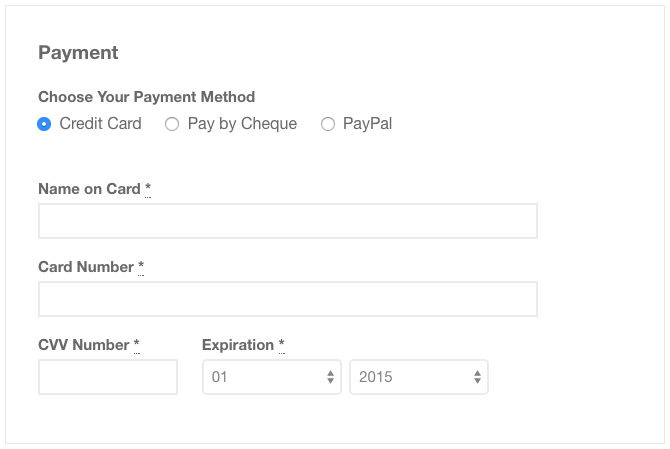 With Charitable Stripe, donors can enter their credit card details on your website to complete their donation.