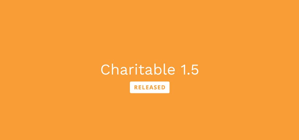 Charitable 1.5 release post banner