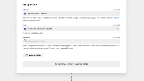Zapier-add-Charitable-donor-email-as-attendee-for-Google-Calendar | Charitable