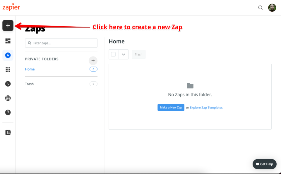 Zapier-dashboard | Charitable