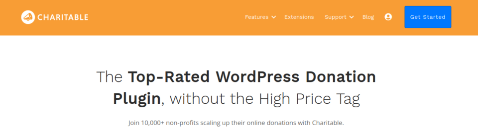 Charitable pricing | Charitable An image of Charitable's pricing page