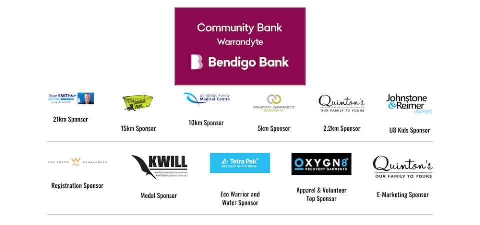 corporate-sponsorships | Charitable A list of corporate sponsors for a fundraiser.