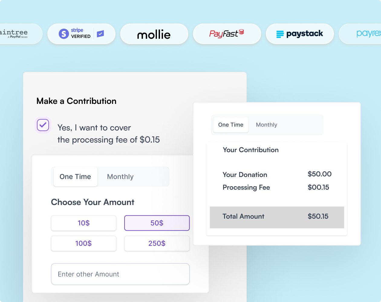 Automatic fee relief calculation