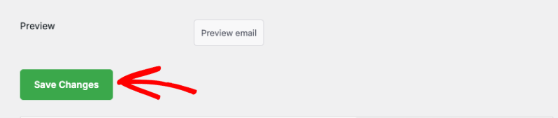 Save changes to email | Charitable Save changes to email notification