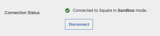 Square connection status successful | Charitable Square connection status successful