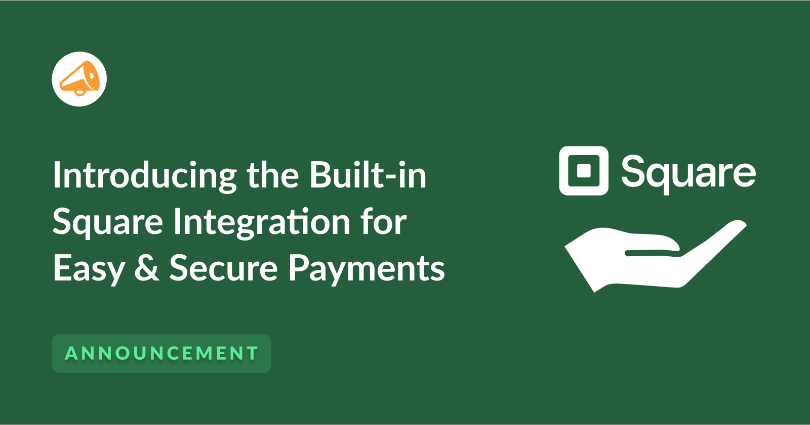 Square integration announcement