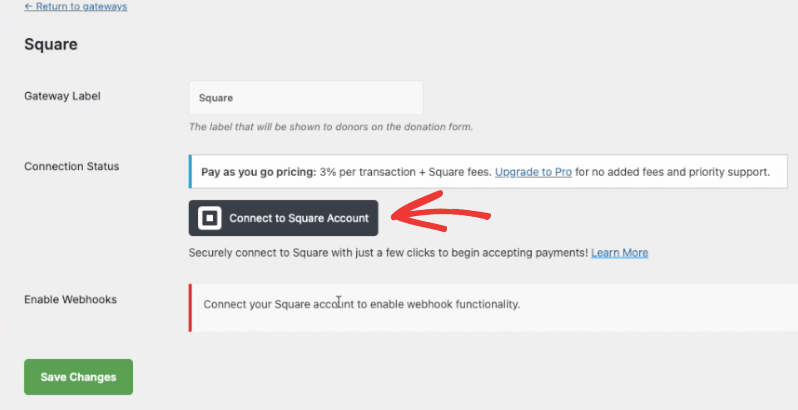 Connect to Square