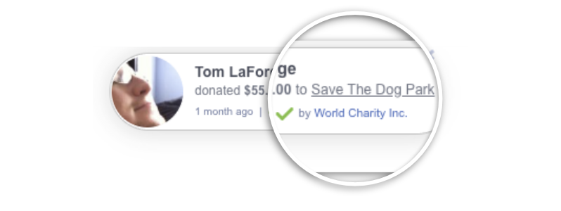 DonorTrust verified badge