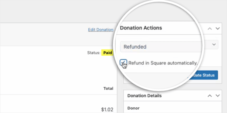 Refund Square transaction