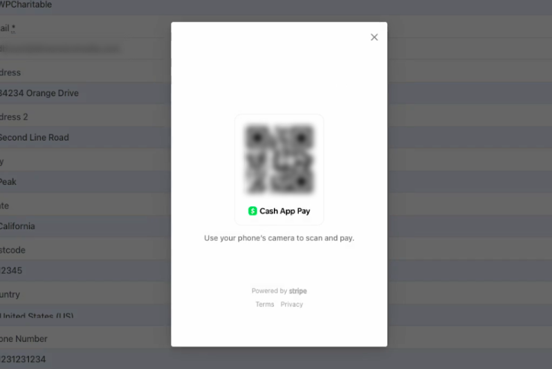 Scan Cash App page | Charitable Scan Cash App page
