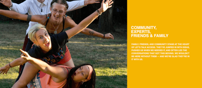 lets talk access charity