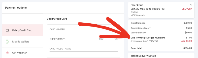 ecommerce checkout donation | Charitable ecommerce checkout donation