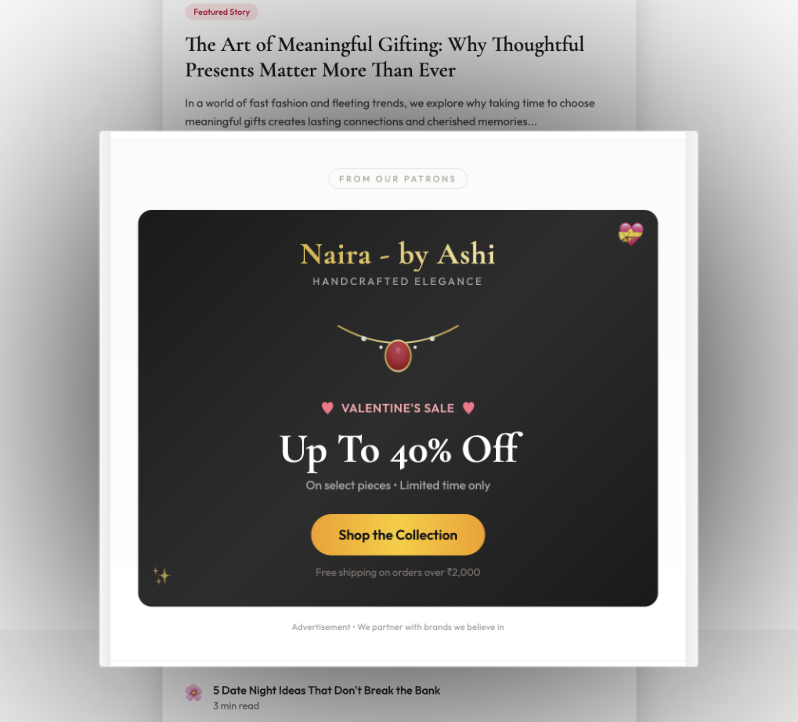 newsletter-patron-ad | Charitable