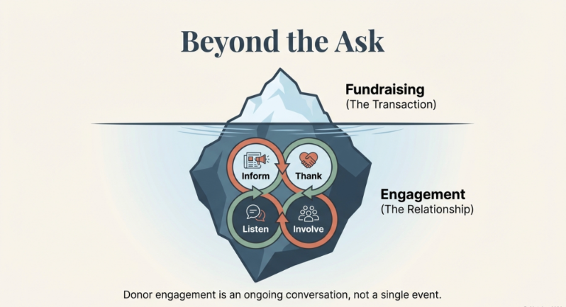Donor engagement beyond the ask