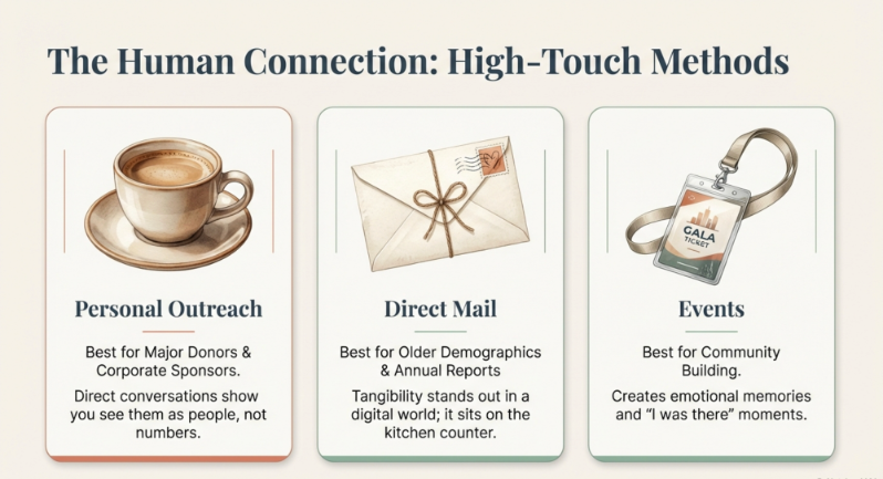 Donor engagement human touch