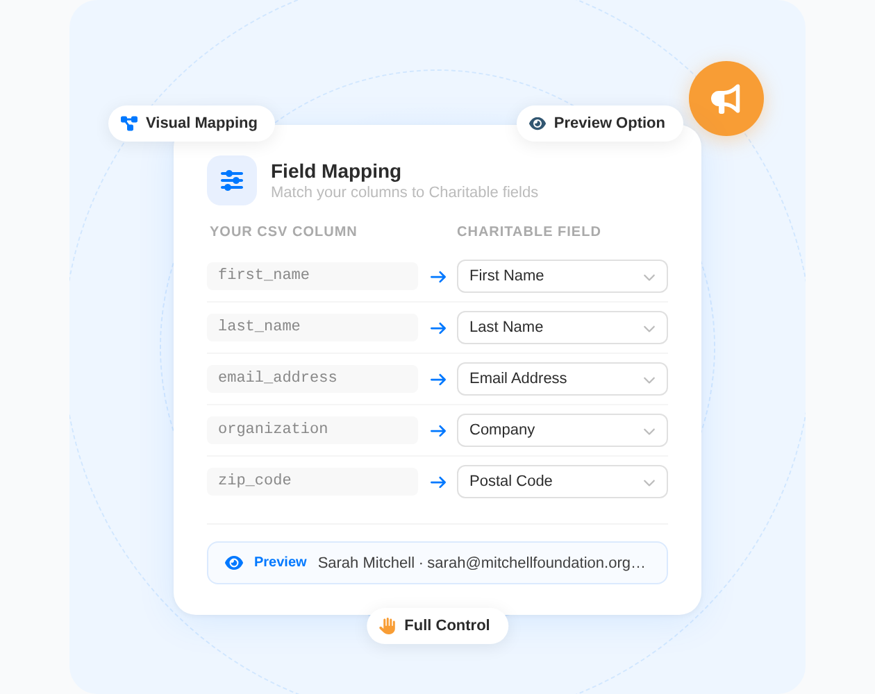 Easy mapping in import