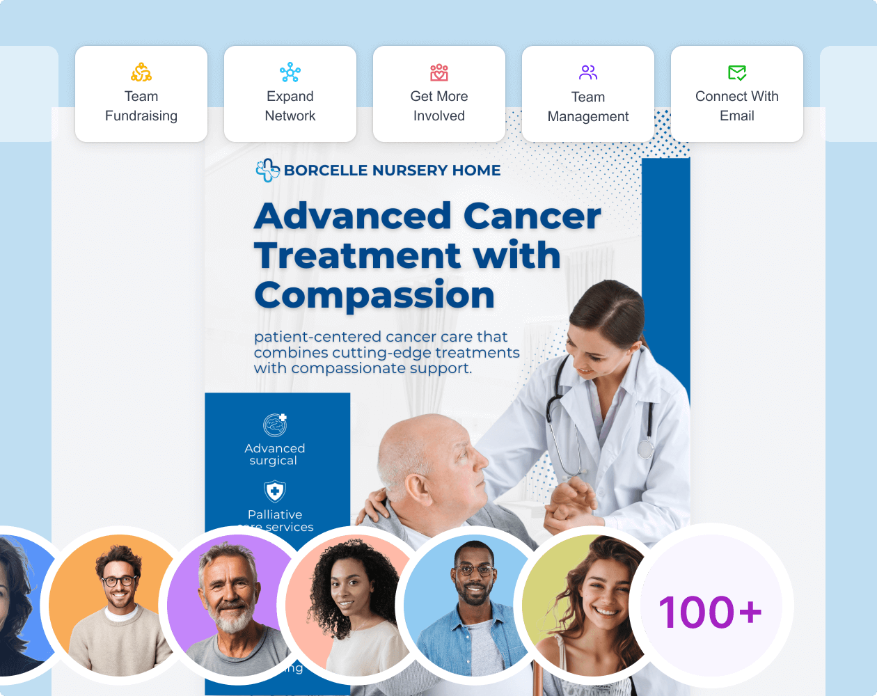 Medical fundraiser feature