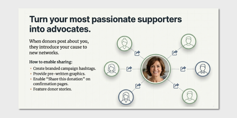 Turn supporters to fundraisers