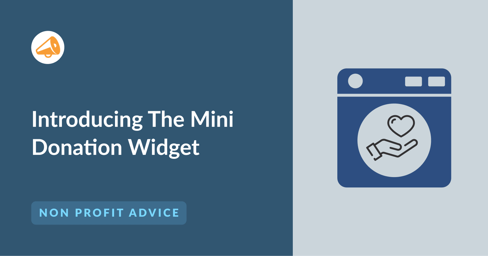 Introducing the mini donation widget