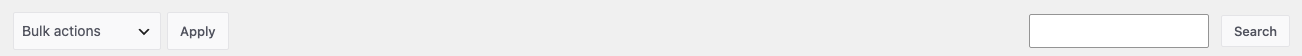 Three Pending rows ticked, with the Bulk Actions dropdown open showing Approve / Reject / Request Changes