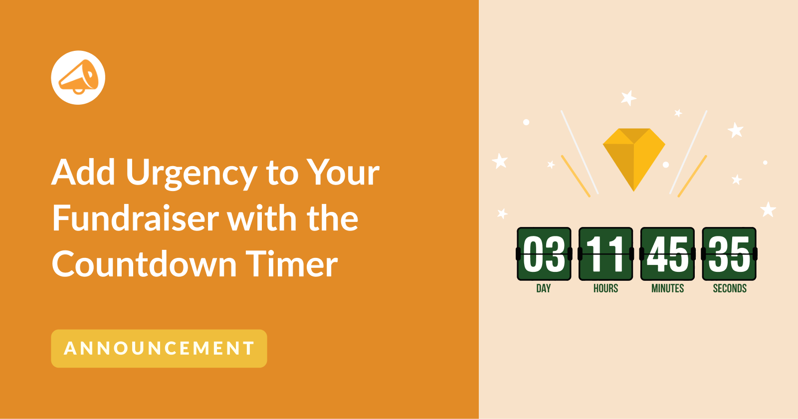 Introducing the Campaign Countdown Timer to Add Urgency to Your Fundraiser