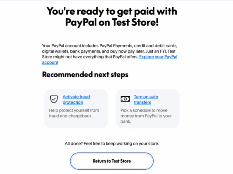 Ready to get paid with paypal