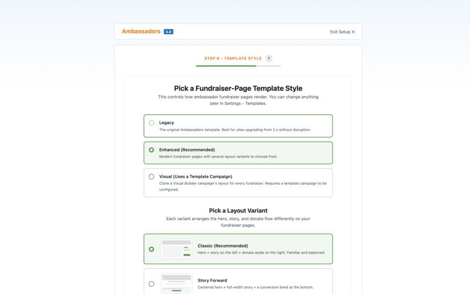 ambassadors-onboarding-wizard-2 | Charitable
