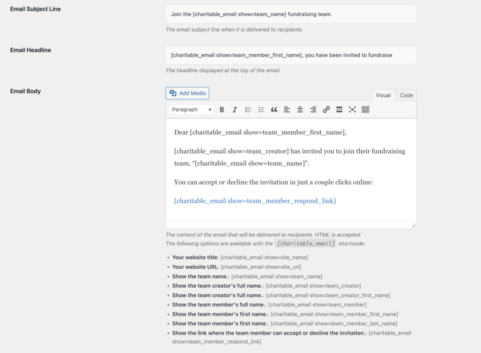 edit-ambassadors-email | Charitable