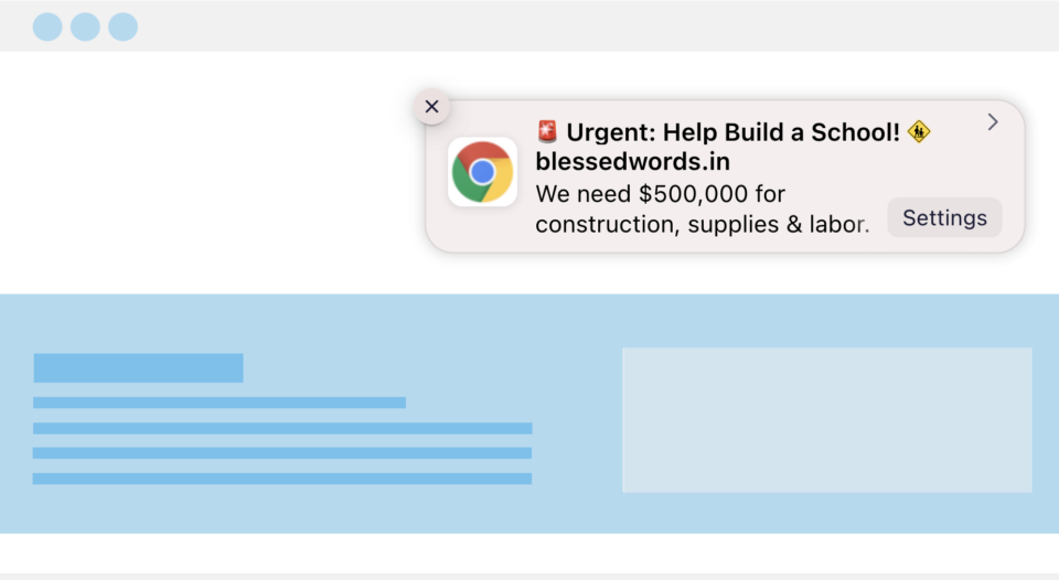 PushEngage pushnotification | Charitable PushEngage pushnotification