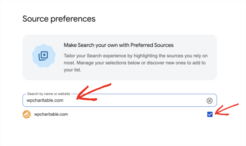 Add source preference