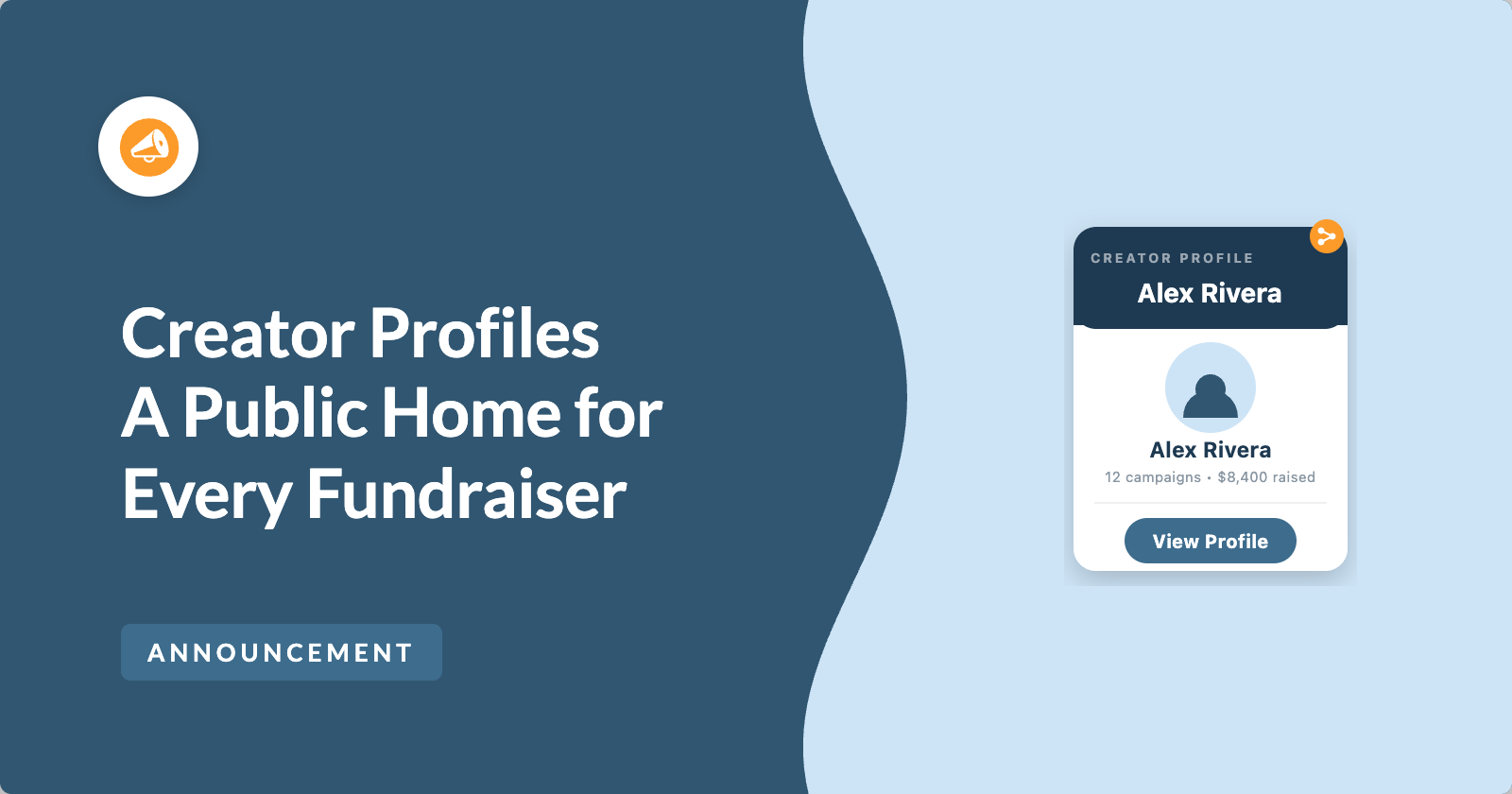 Presentamos Perfiles de Creador: un hogar público permanente para cada recaudación de fondos | Charitable Presentación de los perfiles de creador: un hogar público permanente para cada recaudación de fondos