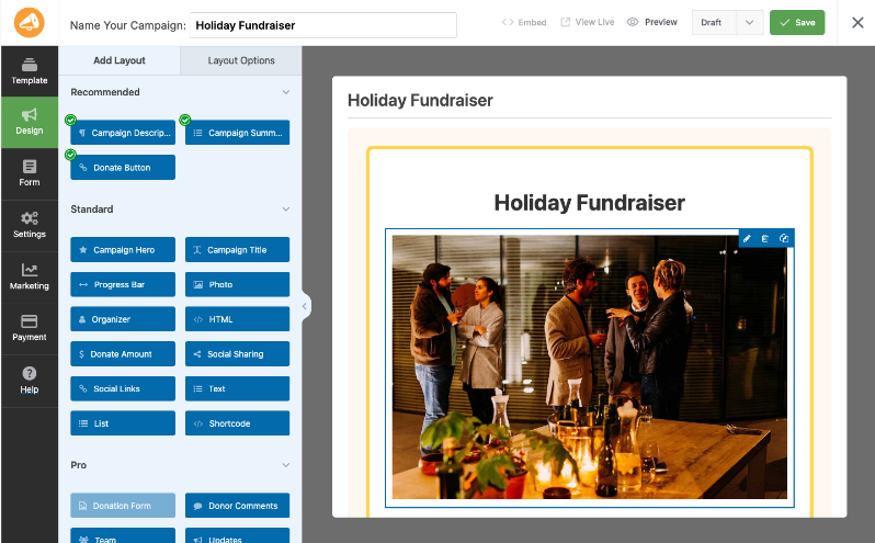 Campaign-builder-design-tab | Charitable Campaign-builder-design-tab