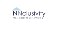 NN Inclusivity logo: blue wordmark with a house-shaped roof icon above the letters NN and the word Inclusivity beneath.