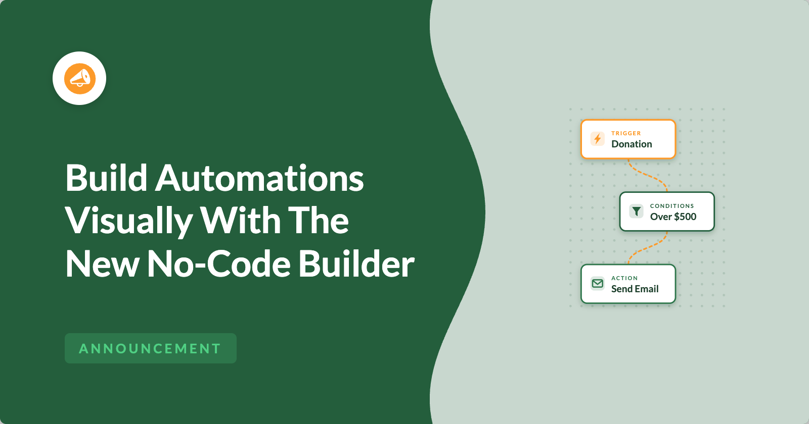 Visually Build Automations with the New Drag and Drop Builder | Charitable Visually Build Automations with the New Drag and Drop Builder