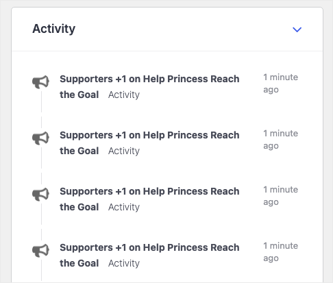 11-pro-reports-cropped | Charitable Activity rows in the Charitable Reports Activity panel