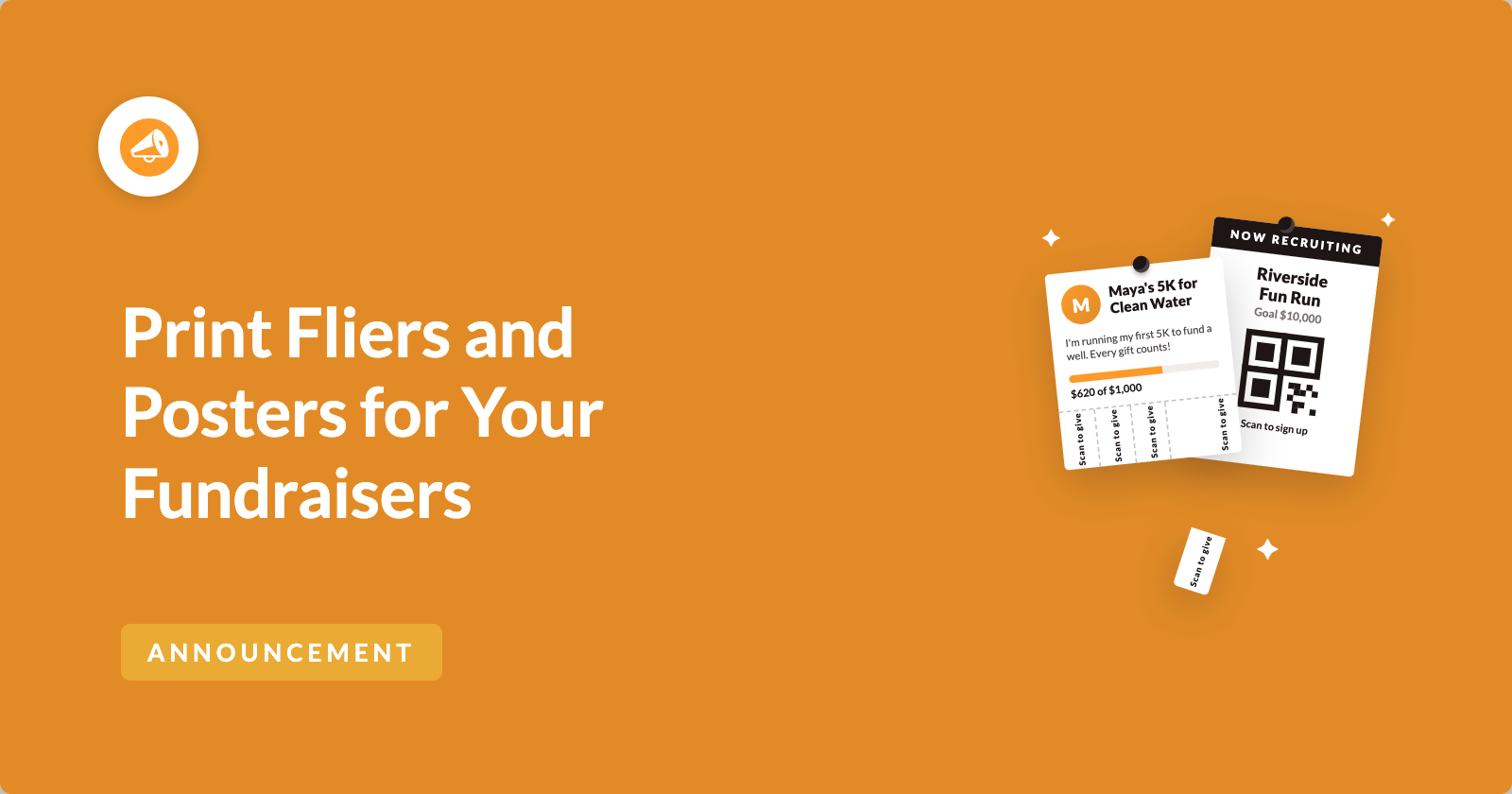 Print Fliers and Posters for Your Peer-to-Peer Fundraisers, Straight From the Browser | Charitable Print Fliers and Posters for Your Peer-to-Peer Fundraisers, Straight From the Browser