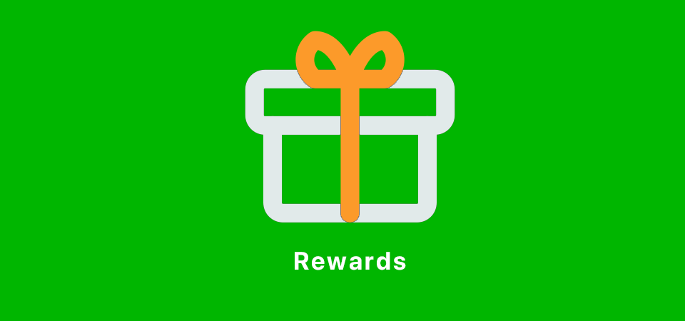 charitable_rewards_addon_thumbnail_2 | Charitable Gift box icon with orange ribbon on a green background, labeled Rewards